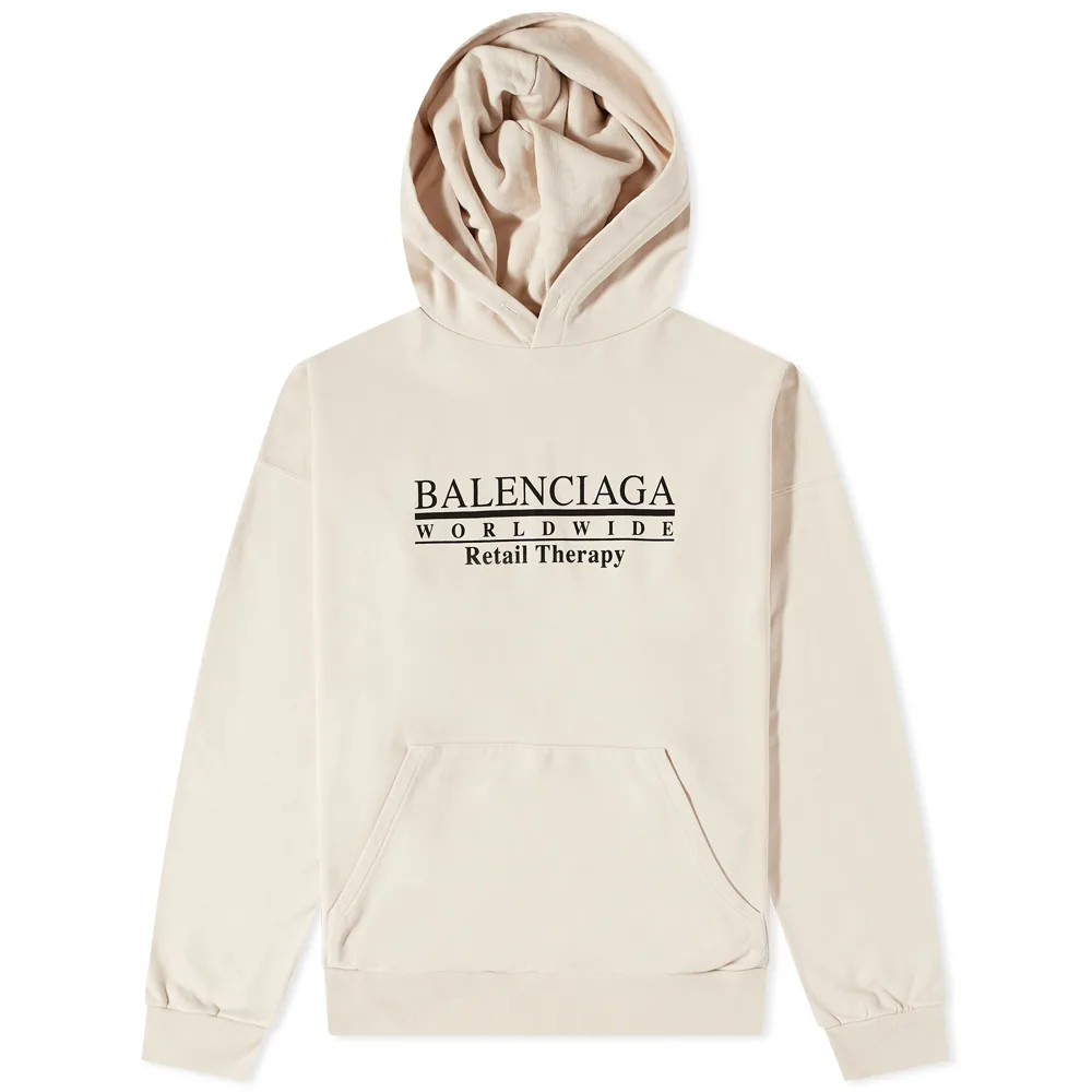 Худи Balenciaga с логотипом WorldWide