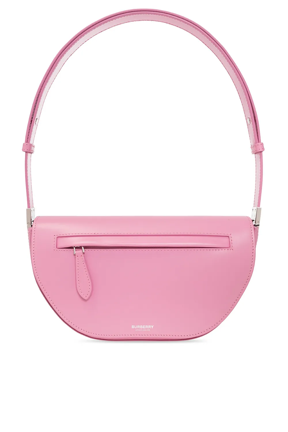 Кожаная сумка через плечо Burberry Olympia Small Pink