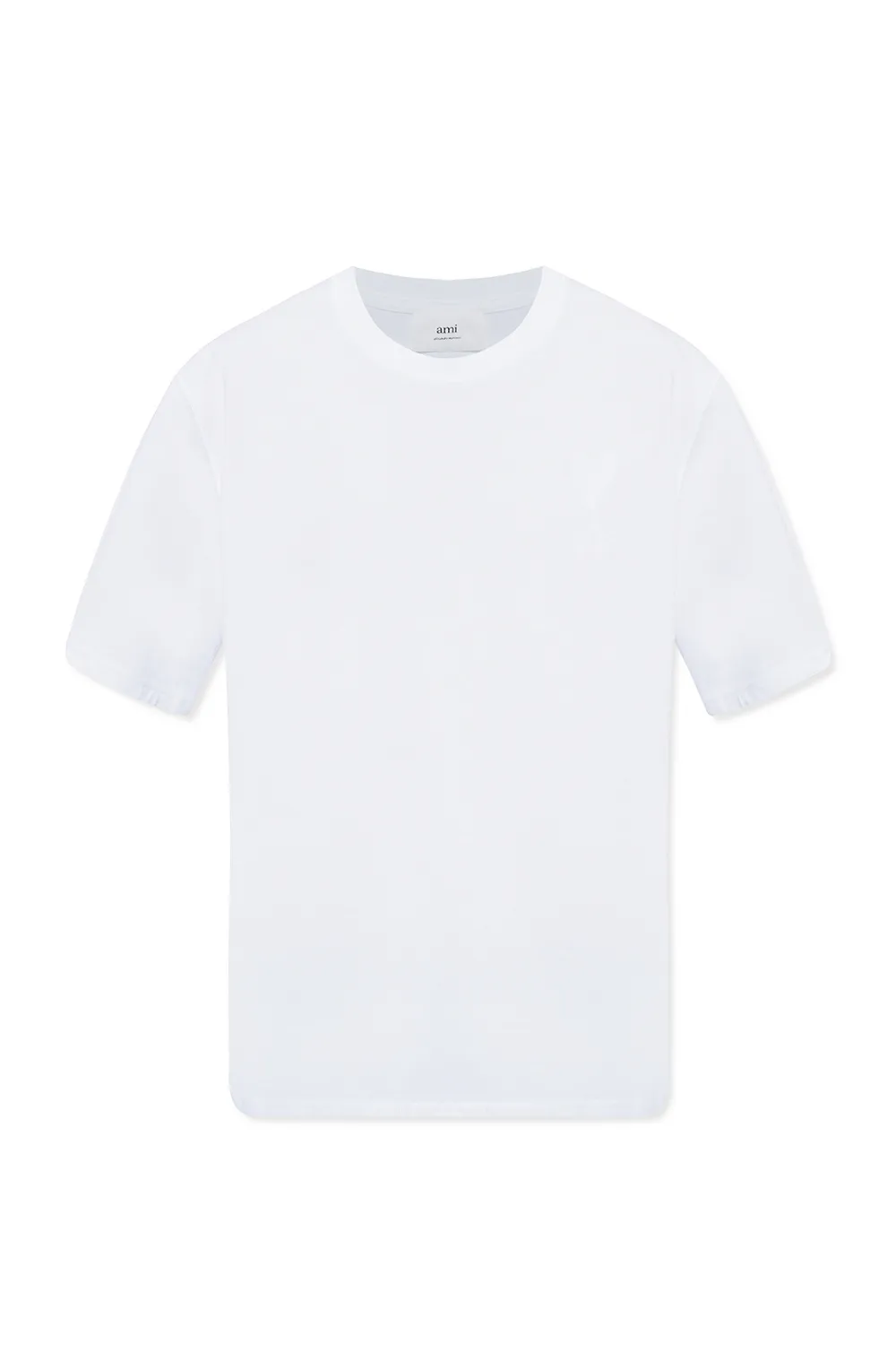 Футболка AMI Paris Tonal Heart с вышивкой