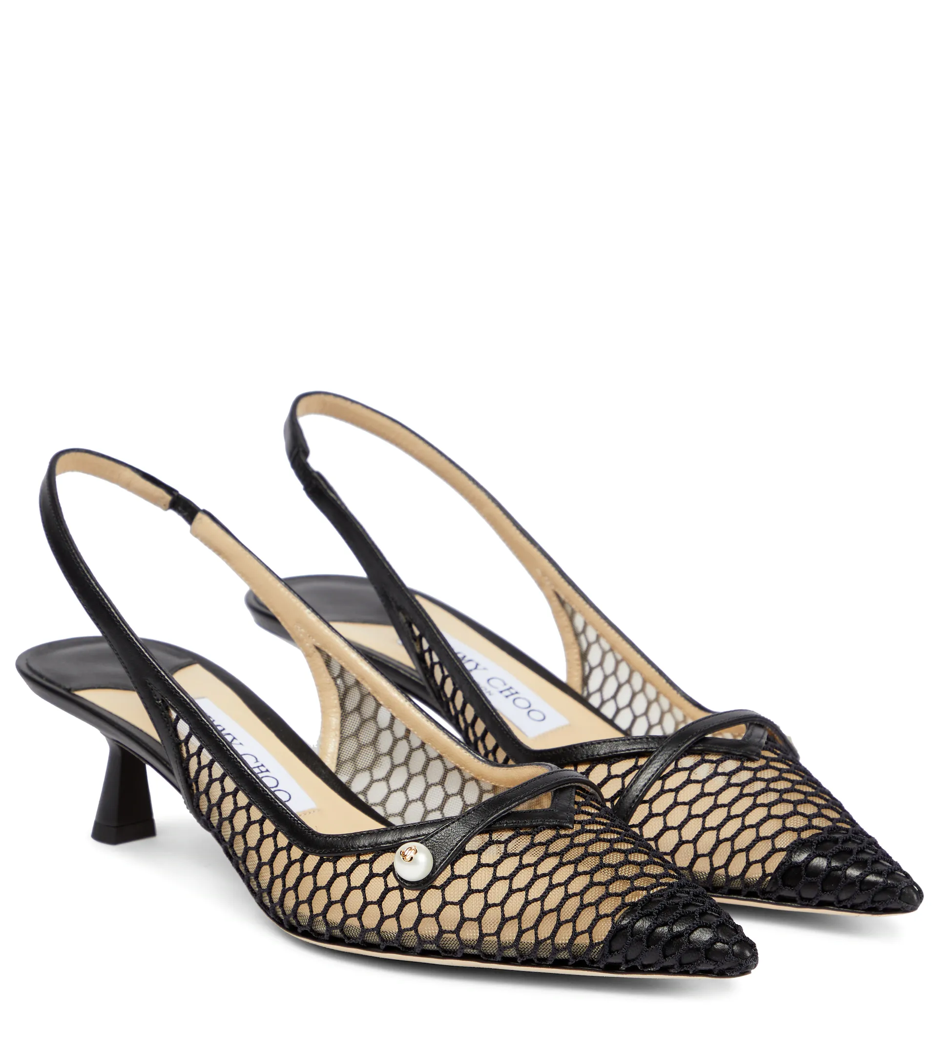 Туфли-лодочки Jimmy Choo Amita 45 с ремешком на пятке