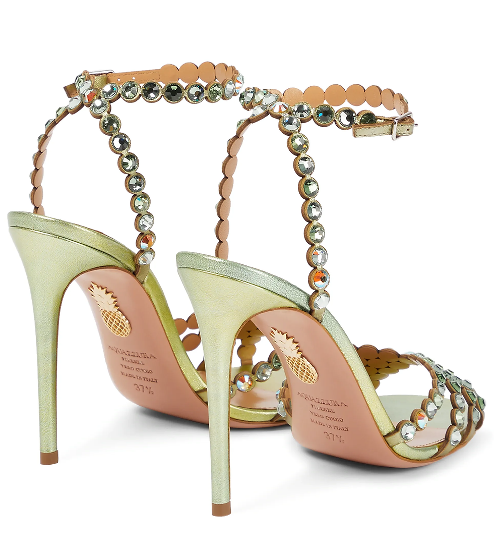 Миниатюра: Туфли-босоножки Aquazzura Tequila 105 Green