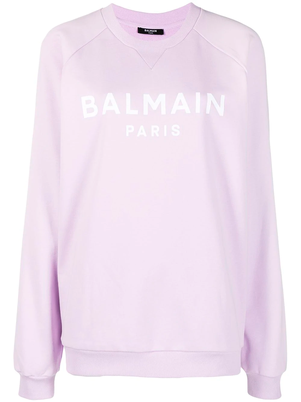Толстовка Balmain Lavander Logo