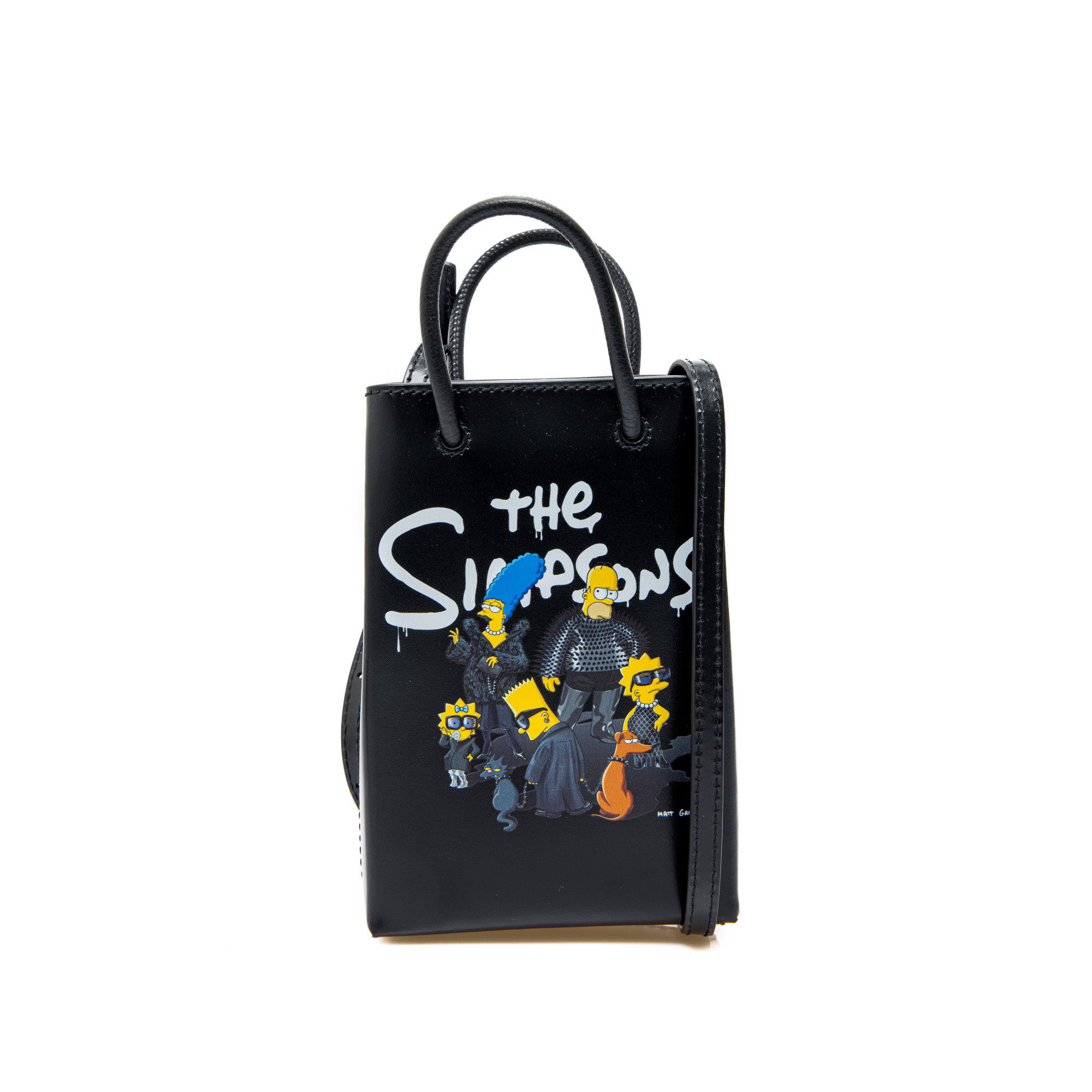 Сумка Balenciaga The Simpsons Television Mini черная