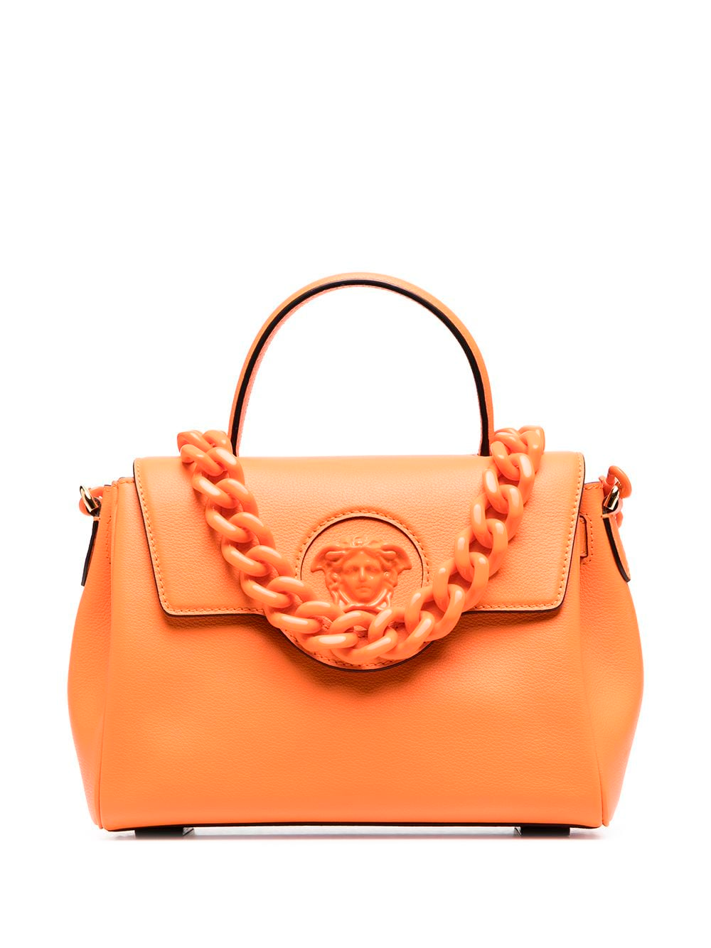 Сумка с цепочкой Versace La Medusa Medium Orange