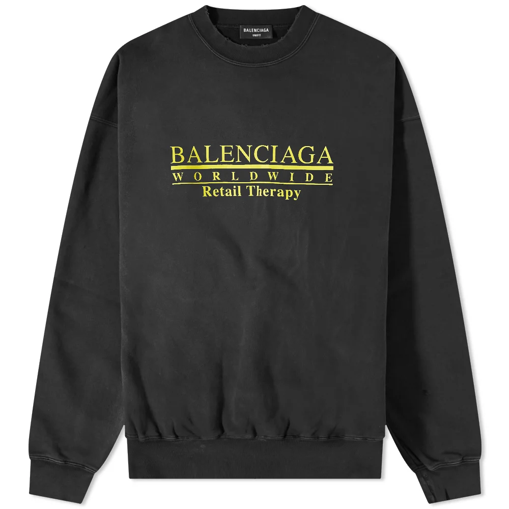 Свитшот Balenciaga с логотипом WorldWide