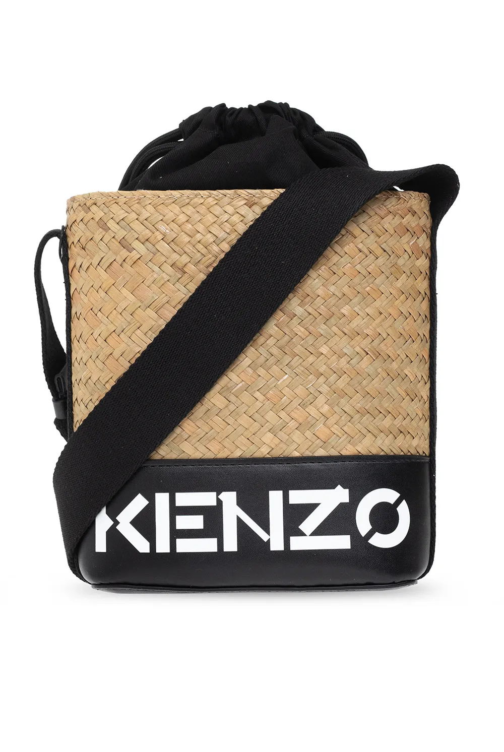 Маленькая сумка-шоппер Kenzo из рафии