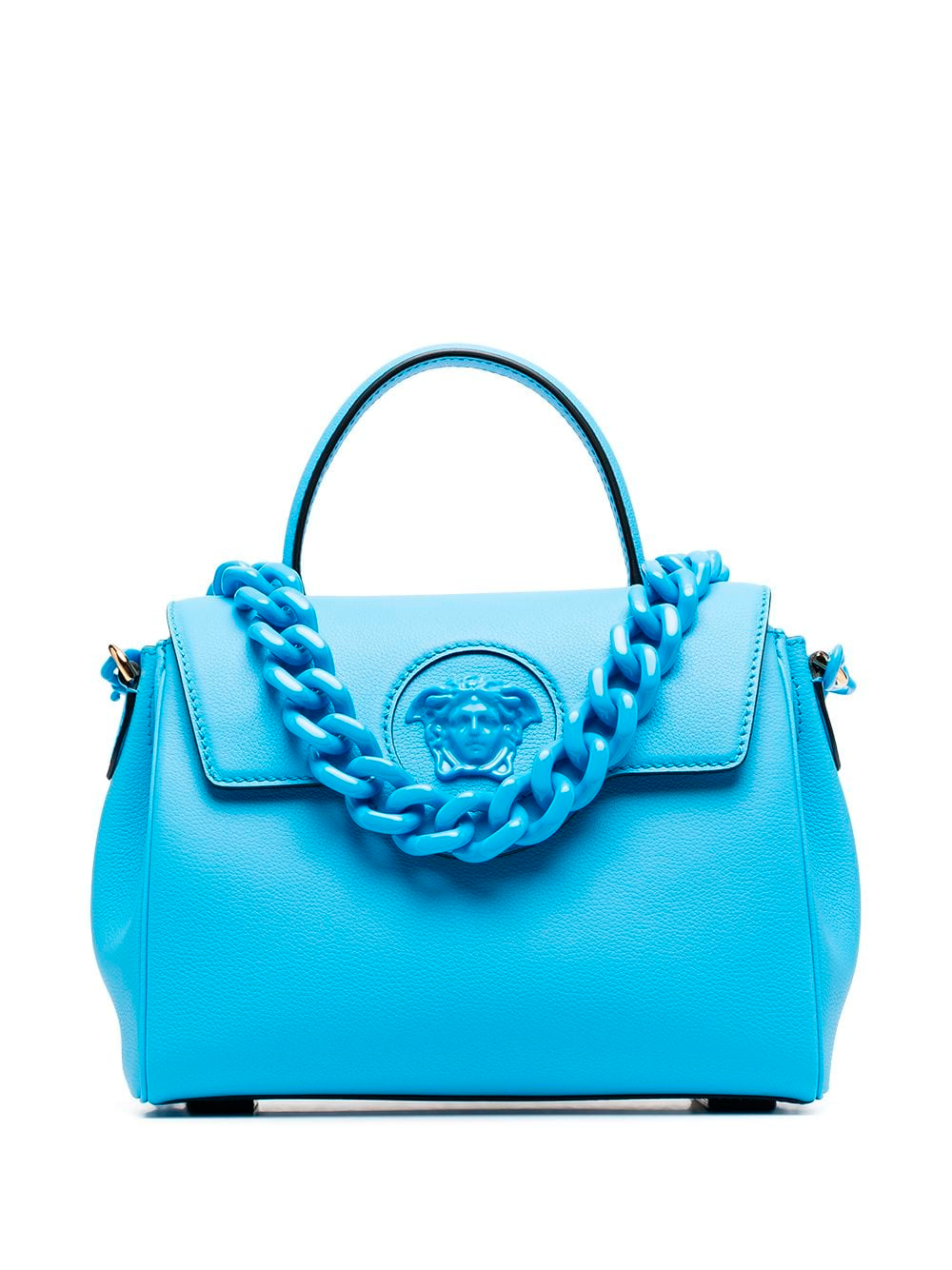Сумка с цепочкой Versace La Medusa Medium Blue
