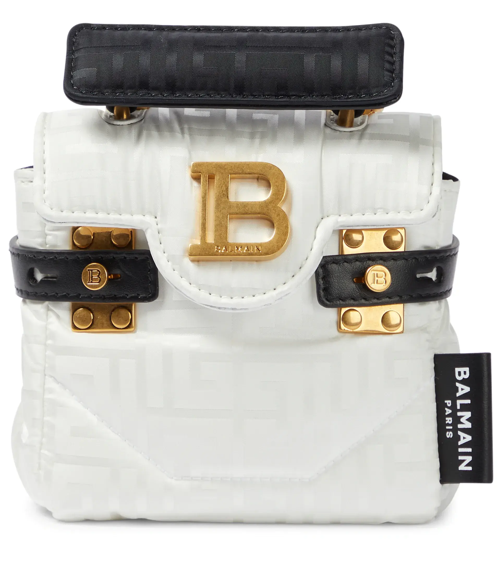 Сумка через плечо Balmain B-Buzz 23 Mini Blanc/Noir