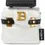 Миниатюра: Сумка через плечо Balmain B-Buzz 23 Mini Blanc/Noir