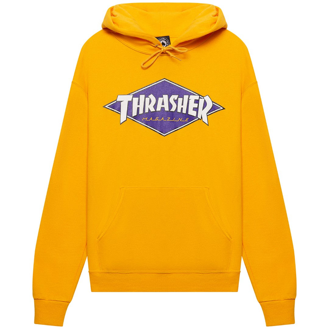 Толстовка Trasher Diamond Logo Hoodie Gold