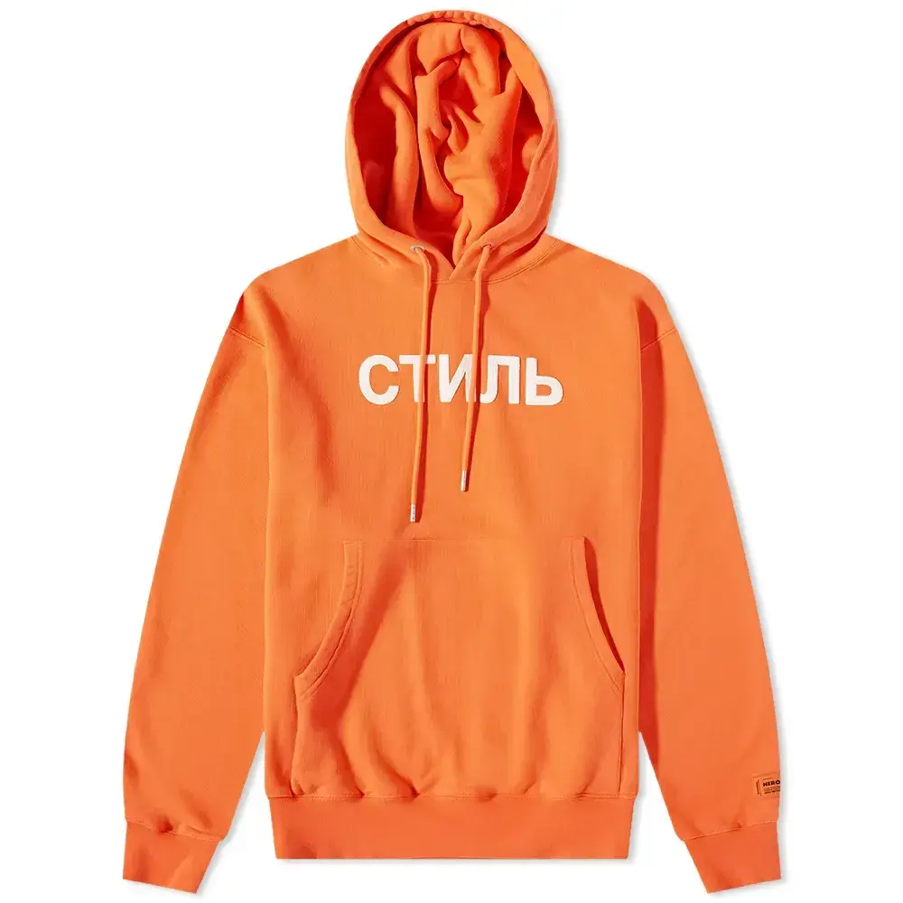 Оранжевое худи Heron Preston СТИЛЬ