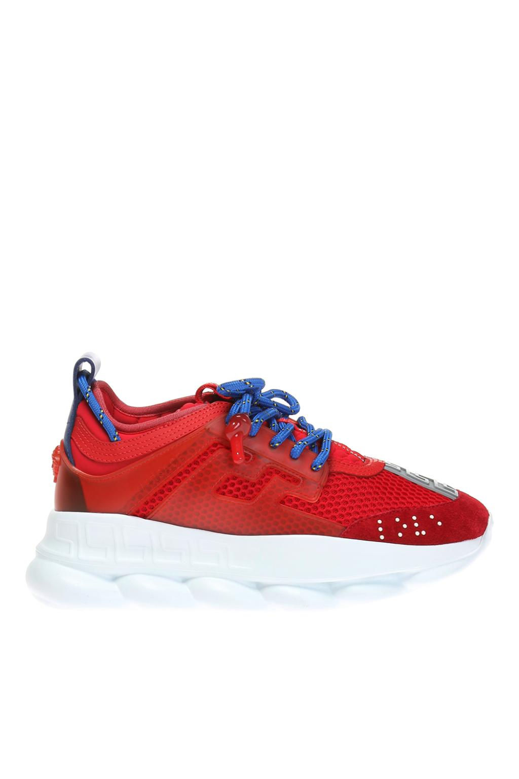Кроссовки Versace Chain Reaction Red Blue
