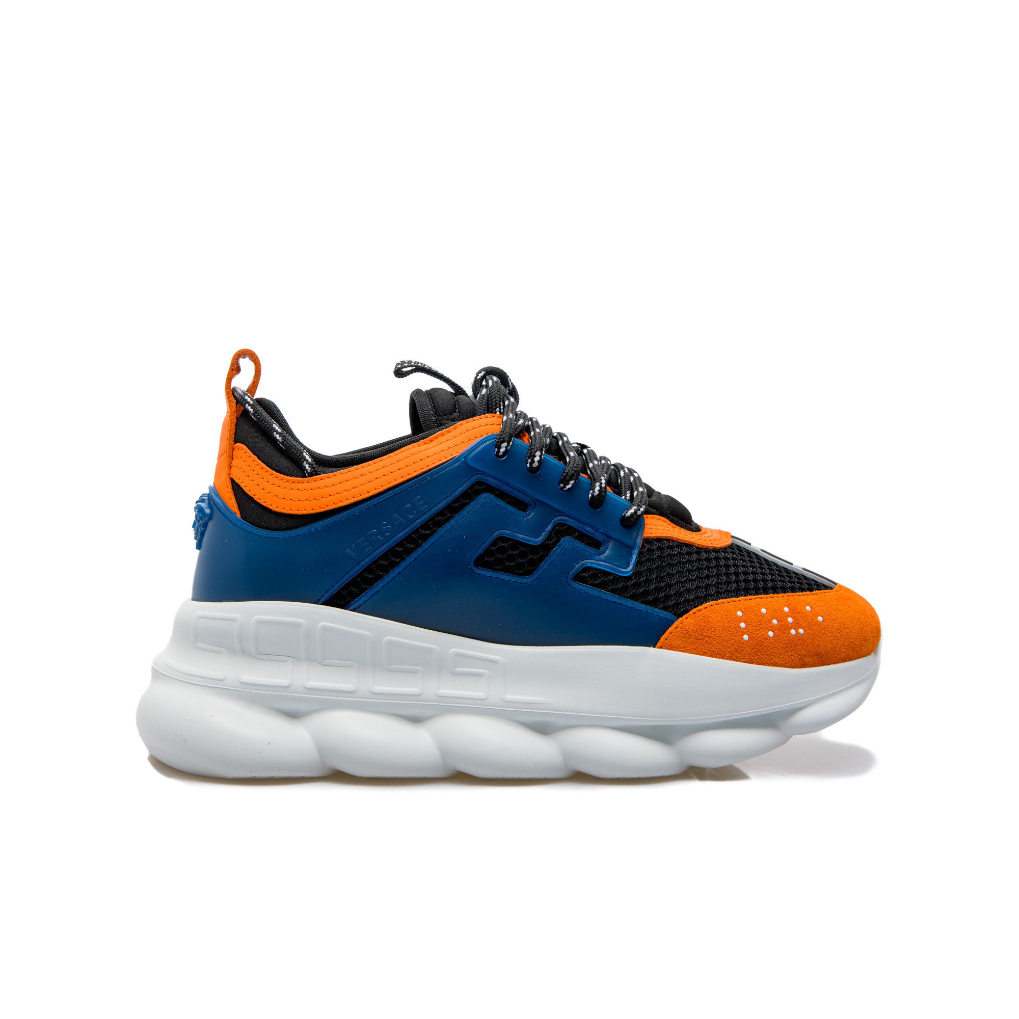 Кроссовки Versace Chain Reaction Blue/Orange