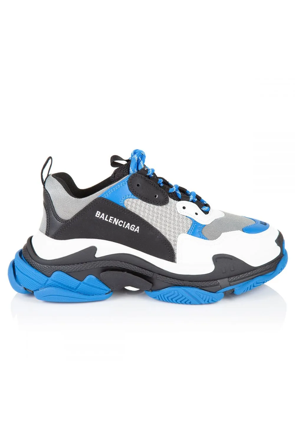 Кроссовки Balenciaga Triple S White/Black/Blue