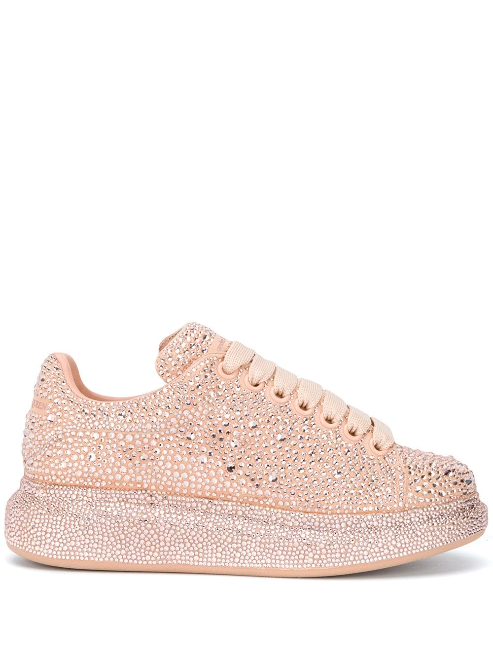 Кроссовки Alexander McQueen с кристаллами