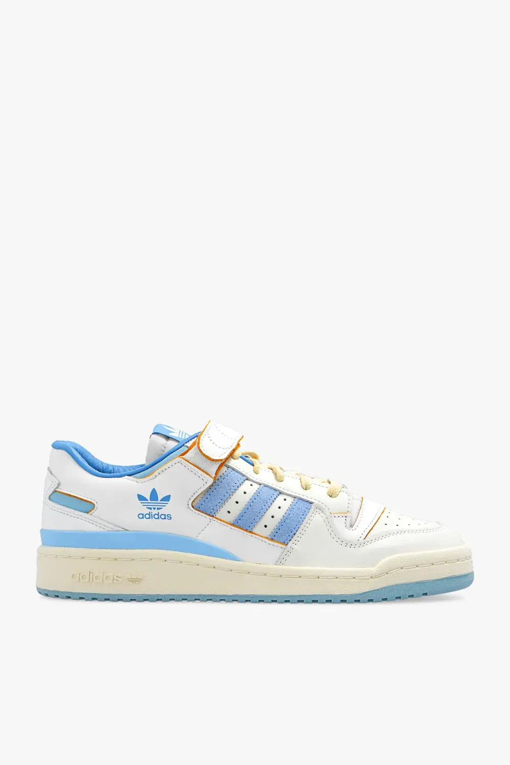 Кроссовки adidas Originals Forum 84 Low бело-синего цвета кремовые