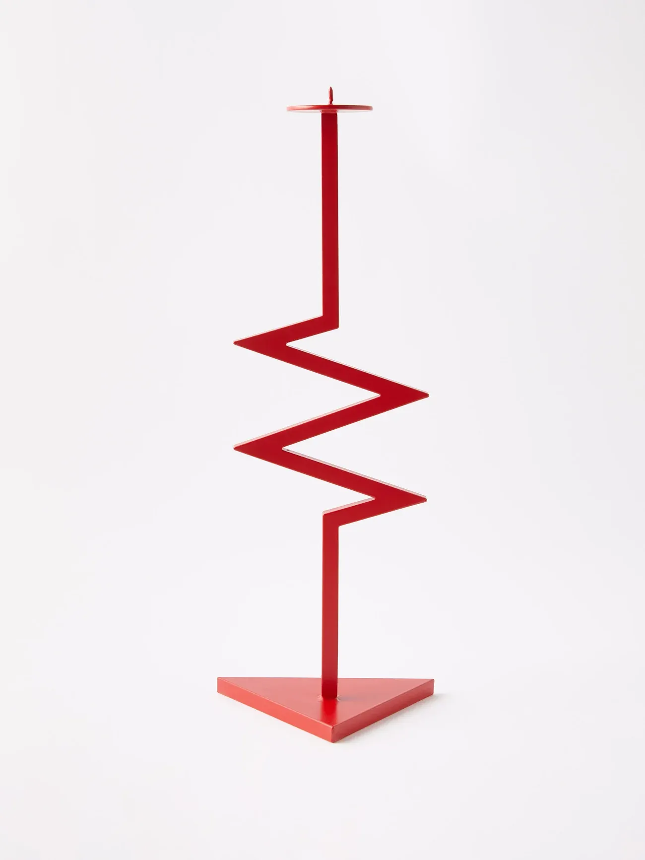 Зигзагообразный подсвечник из стали Орбита Home