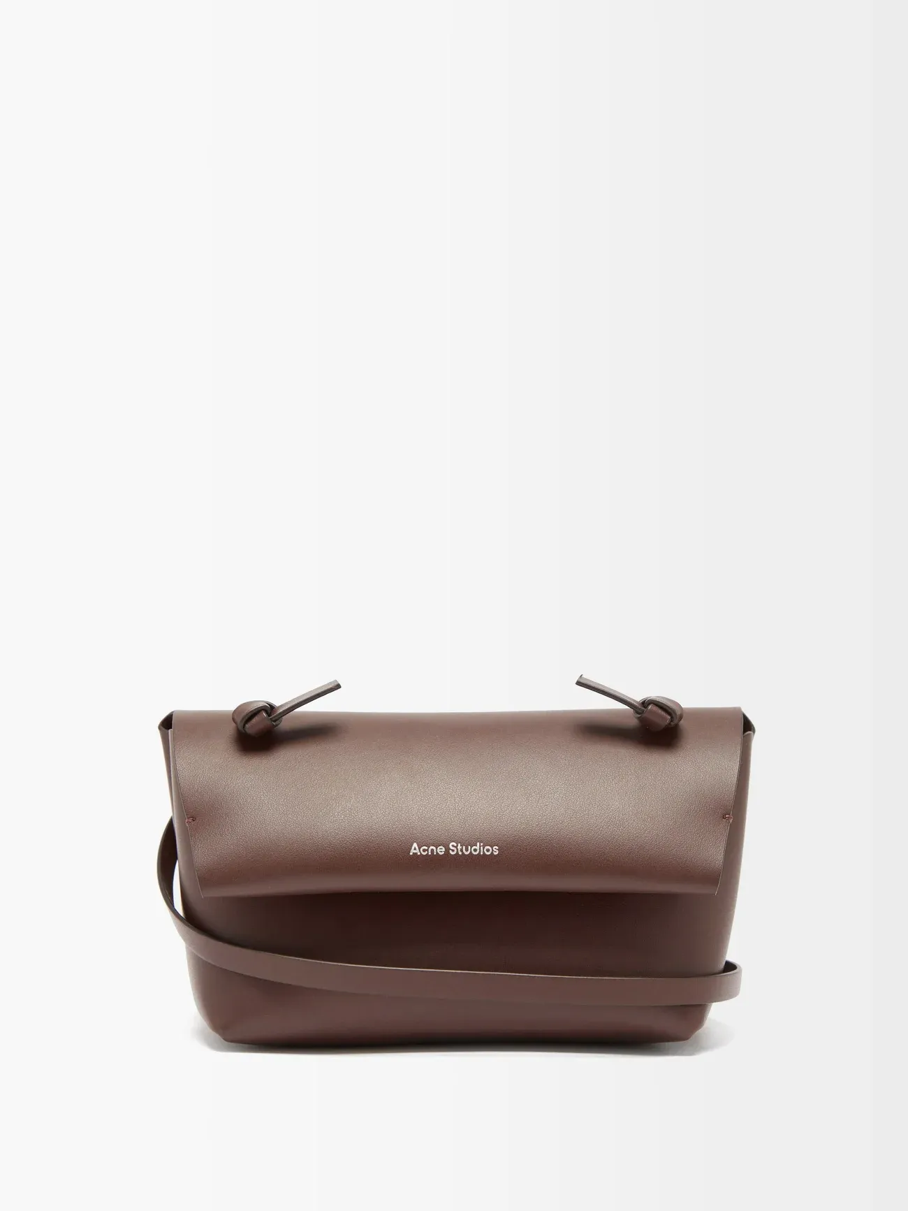 Коричневая кожаная сумка Acne Studios Alexandria