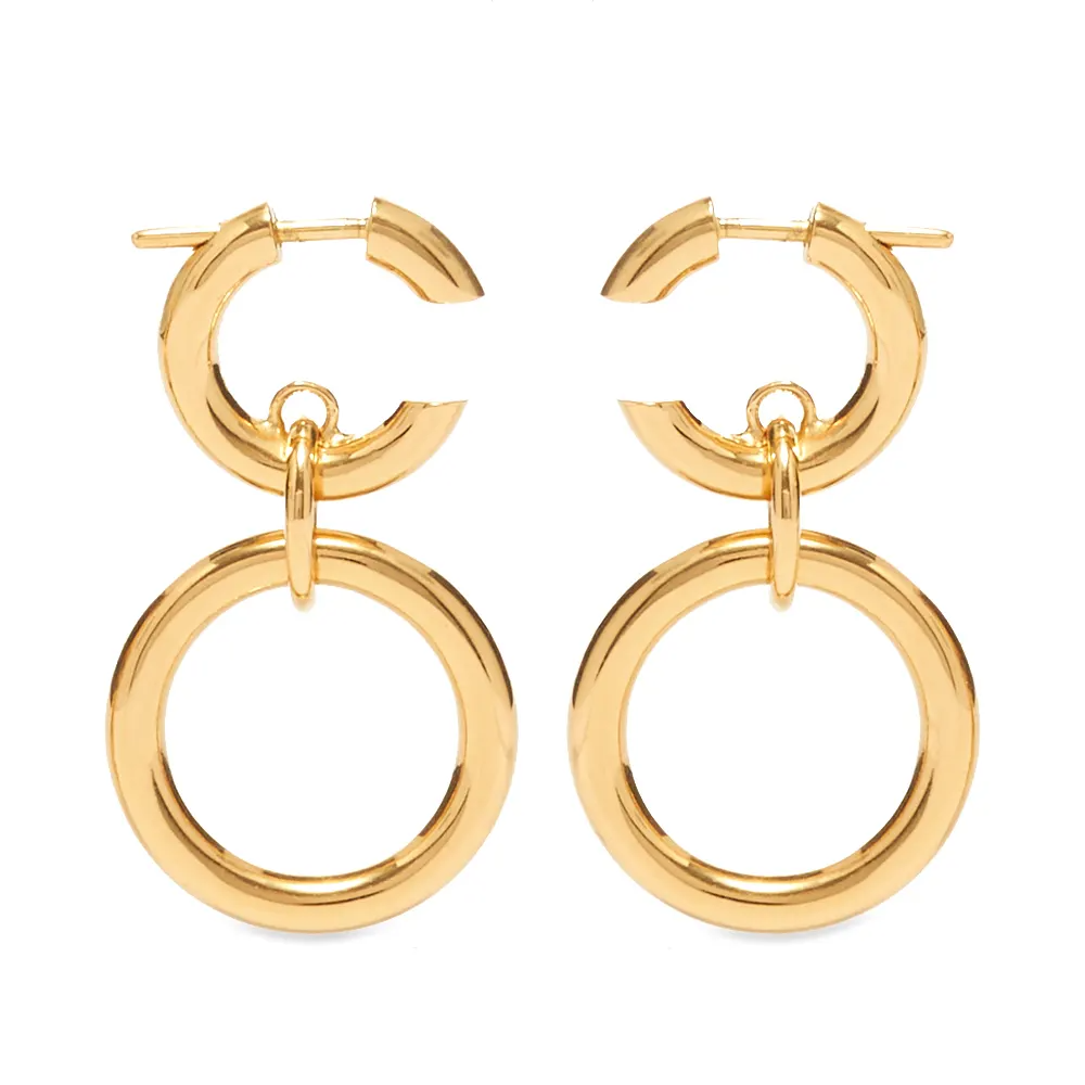 Серьги-кольца "Ringolito" золотые