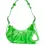 Миниатюра: Кожаная сумка Balenciaga Le Cagole XS ярко-зелёная