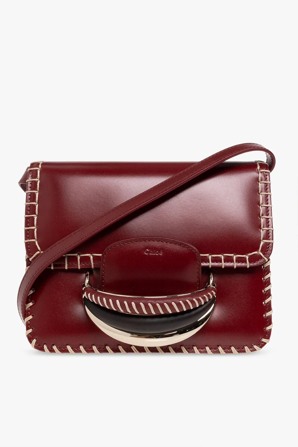 Сумка на плечо Chloé Kattie Small Stitch Red