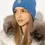 Миниатюра: Шерстяная шапка Moncler с помпоном синяя
