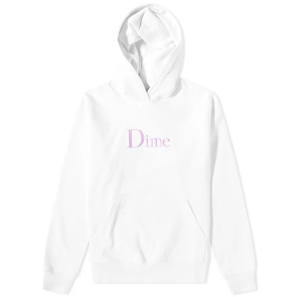 Худи Dime с вышитым логотипом White/Pink