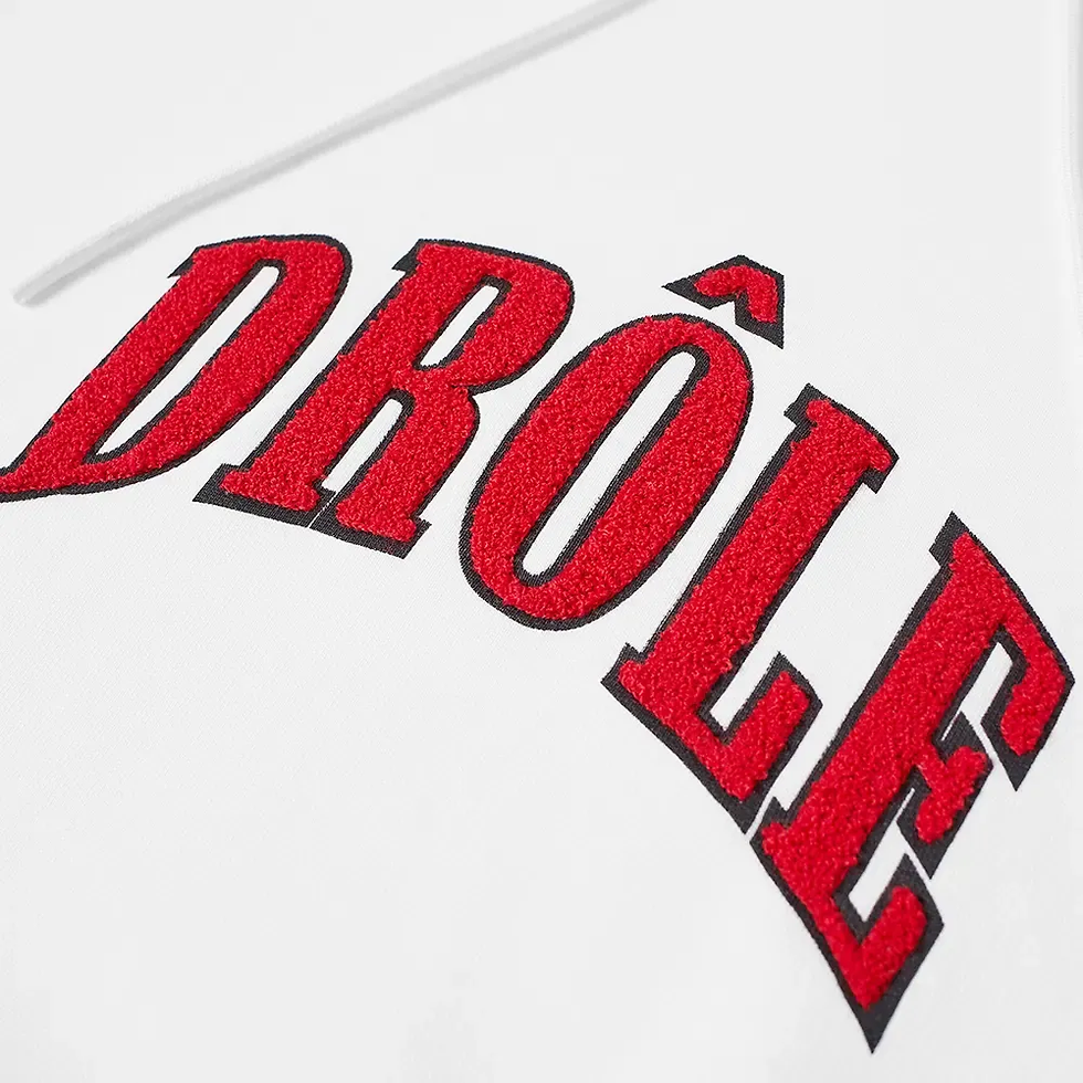 Миниатюра: Худи Drôle de Monsieur DRÔLE Logo White