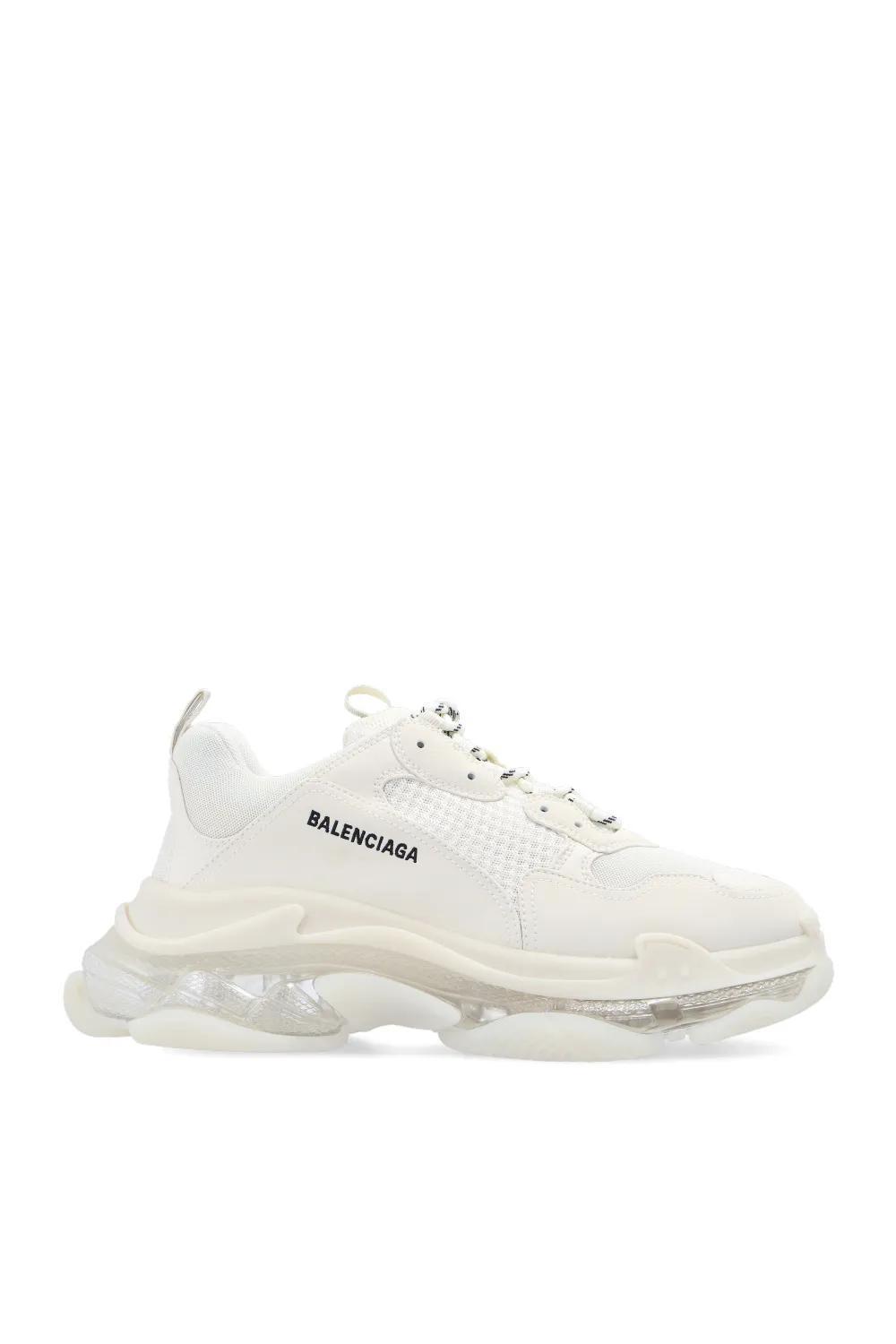 Кроссовки Balenciaga Triple S Clear Sole белого цвета