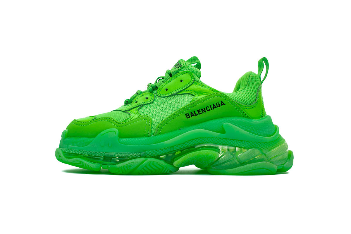 Кроссовки Balenciaga Triple S Green Clean