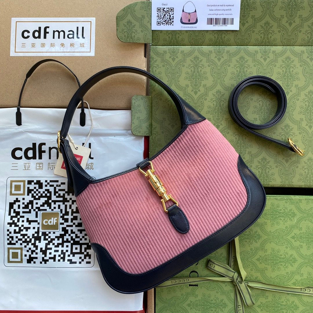 Сумка Gucci Jackie 1961 Velvet Rose