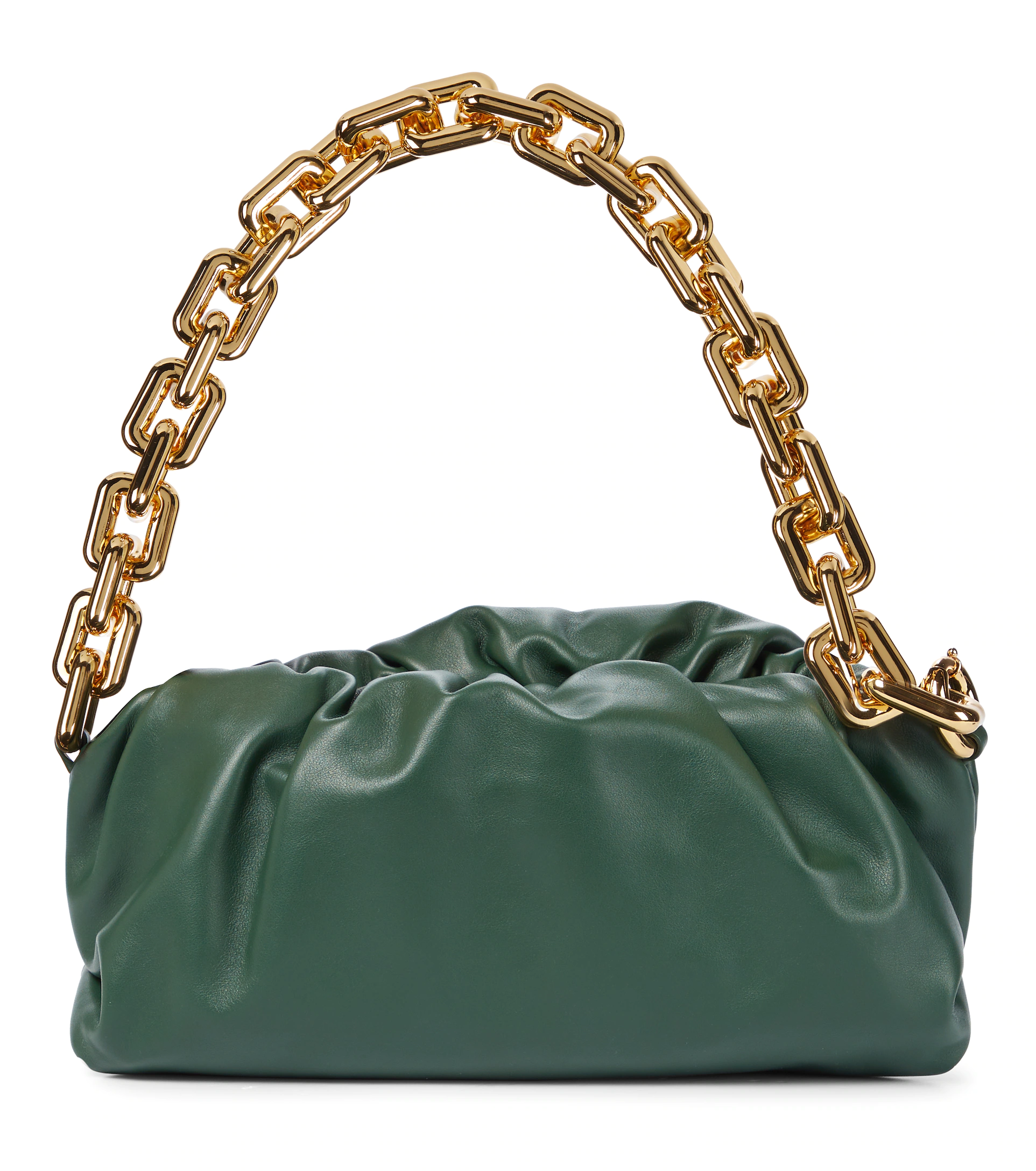 Сумка Bottega Veneta Chain Pouch Raintree-Gold