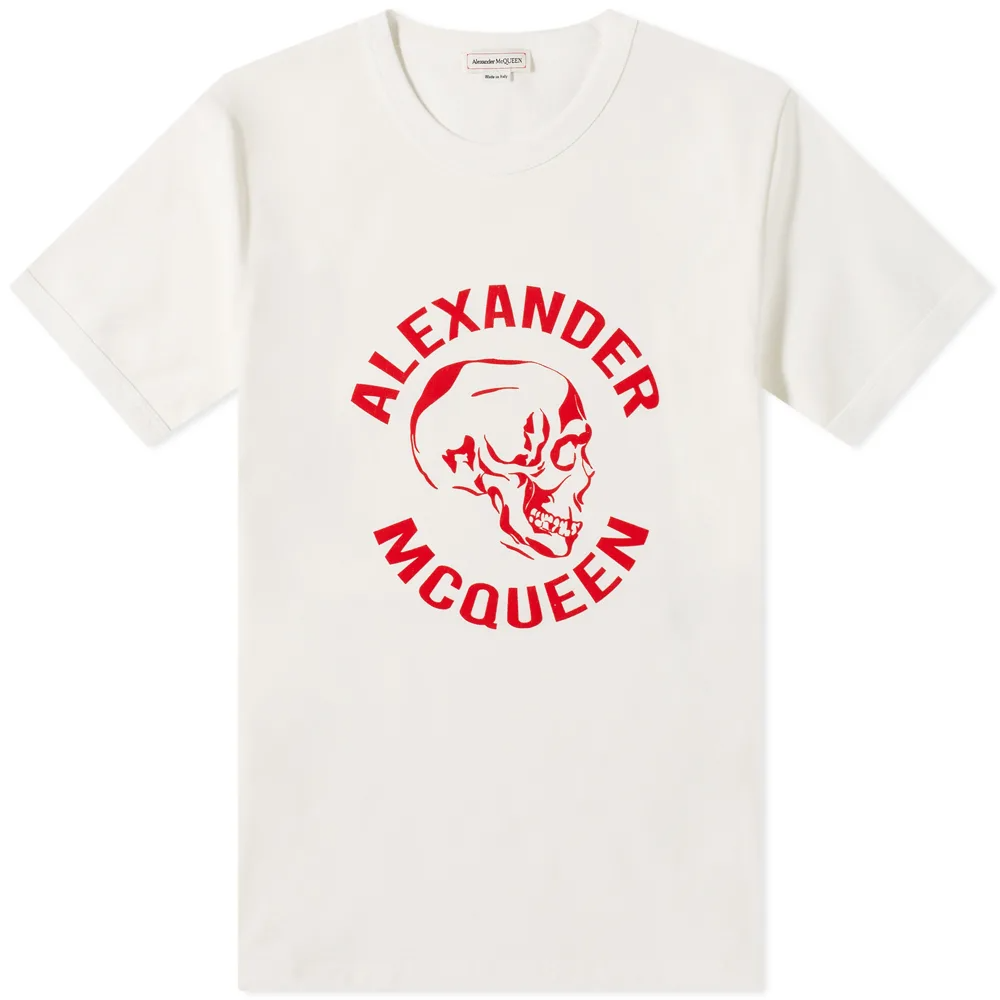 Футболка Alexander McQueen с логотипом