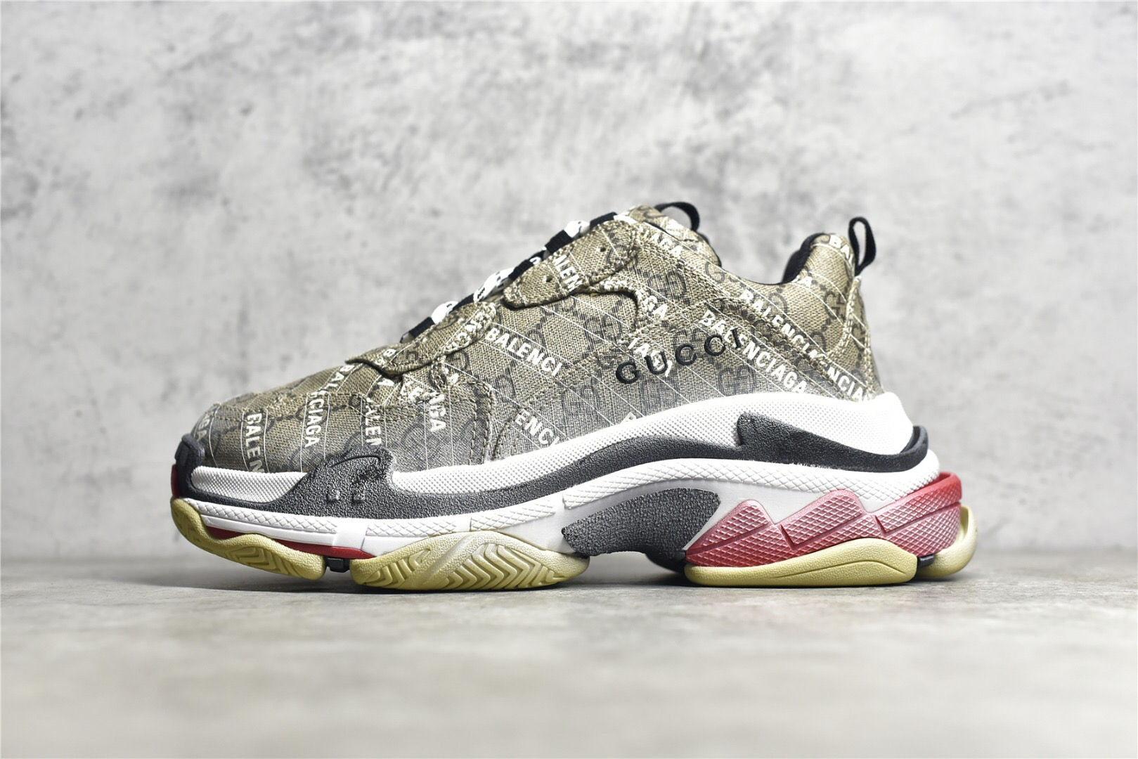 Кроссовки Gucci x Balenciaga Triple S GG Supreme