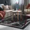 Миниатюра: Ковер безворсовый IKEA КЛОКБУСКЕ 160x230 см