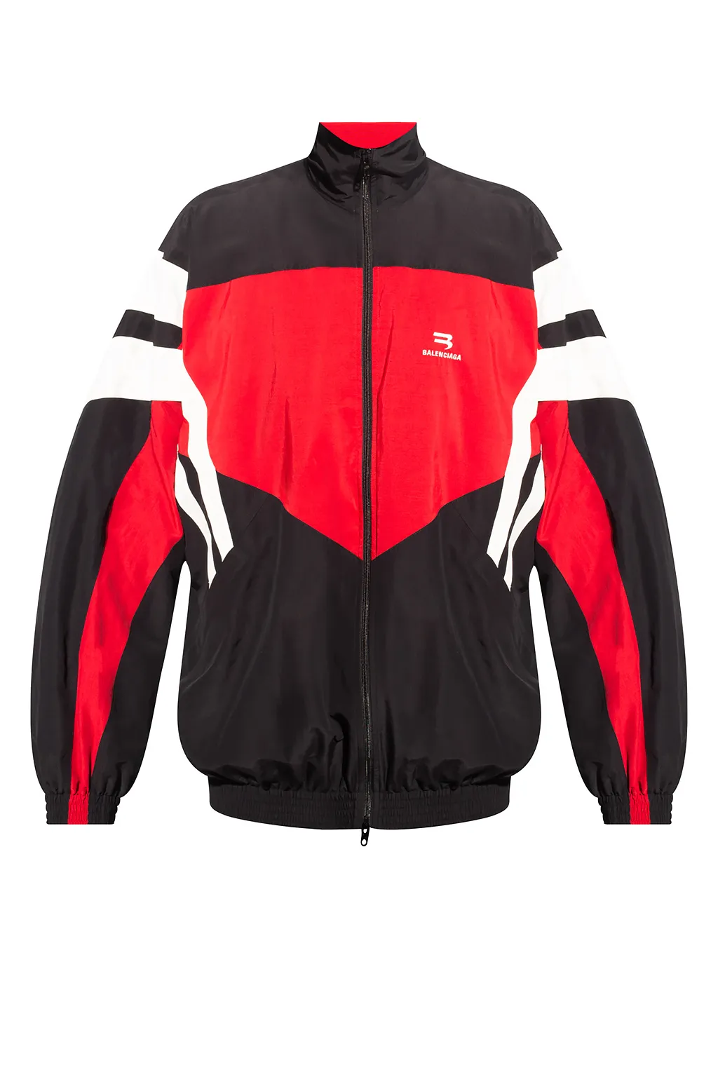 Куртка Balenciaga в технике color block Black/Red