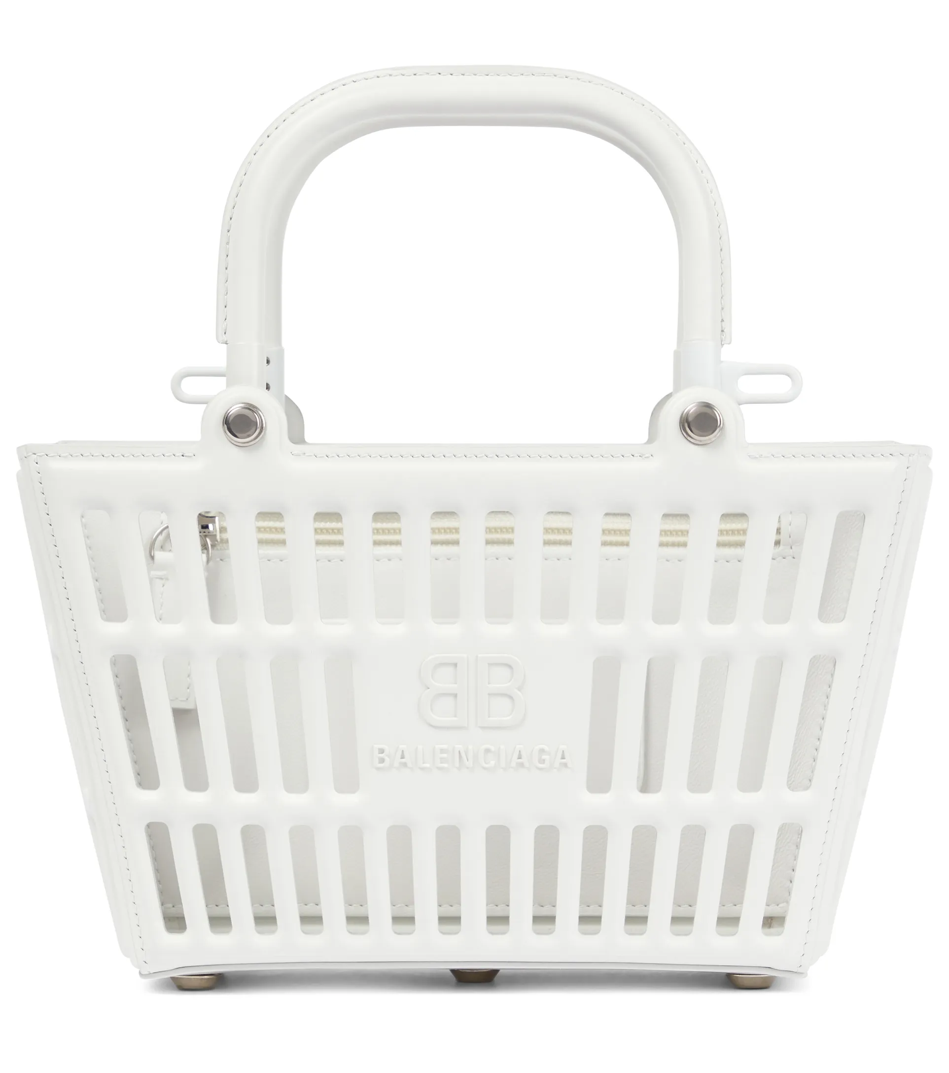 Сумка-тоут Balenciaga Mag Small белая