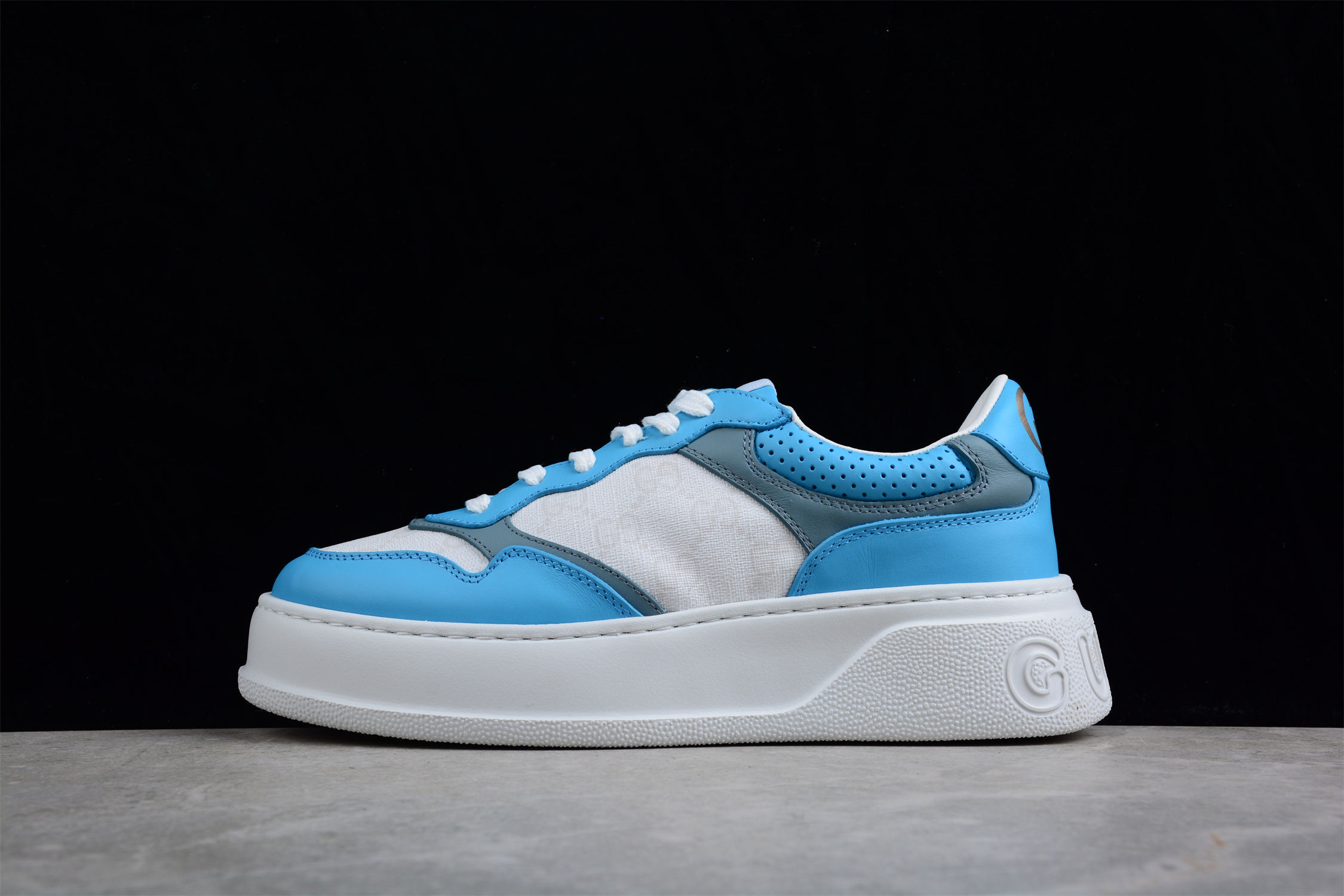 Кроссовки Gucci GG Supreme White/Blue