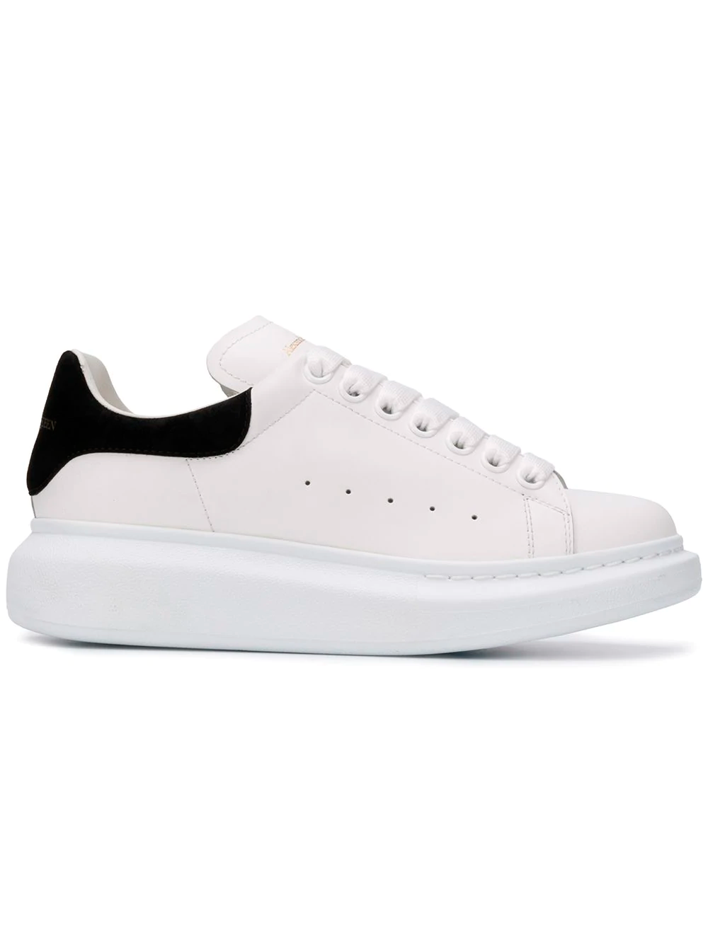 Кроссовки Alexander McQueen White/Black с замшевым задником