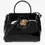 Миниатюра: Чёрная лакированная сумка Versace La Medusa Small