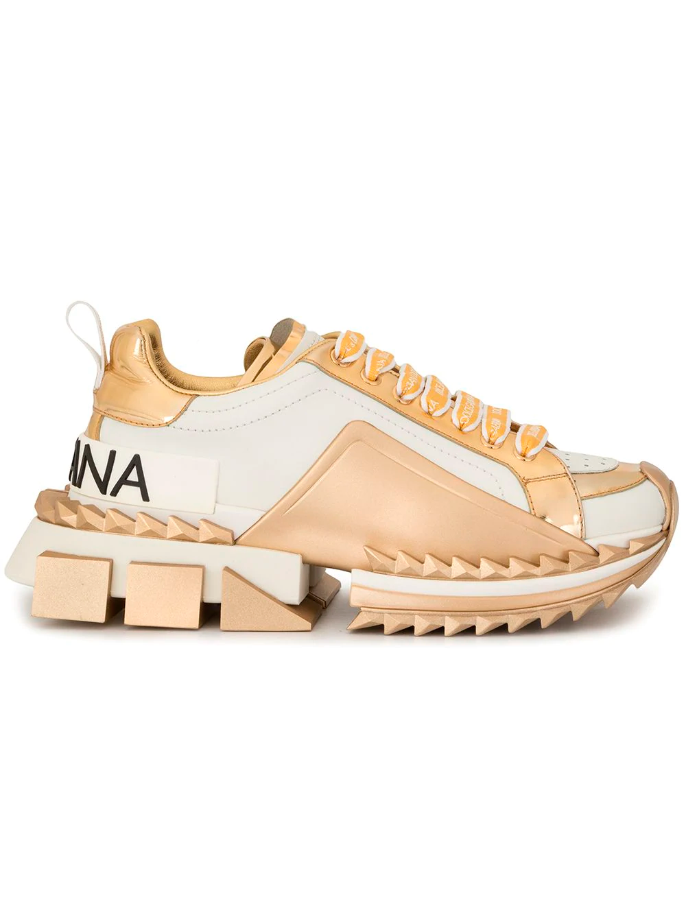 Кроссовки Dolce&Gabbana Super Queen Golden