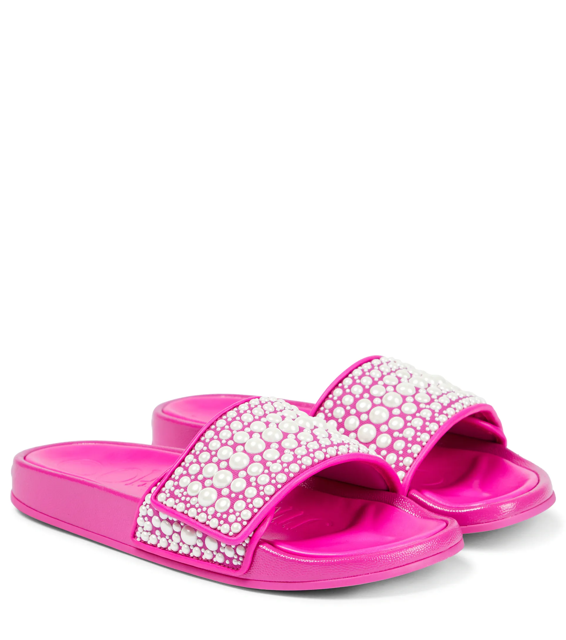 Шлепанцы Jimmy Choo Fritz V Fuchsia