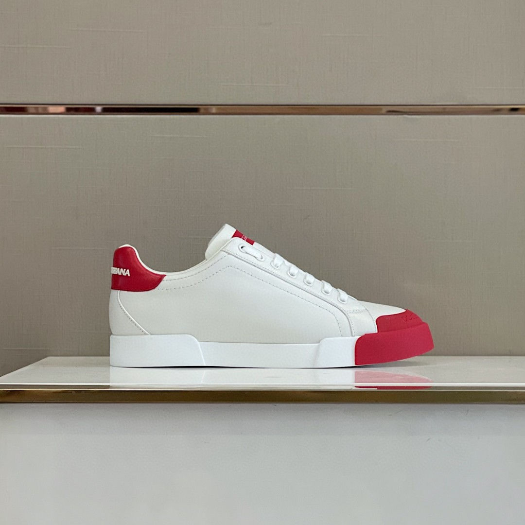 Кроссовки Dolce&Gabbana PaintNoise White/Red