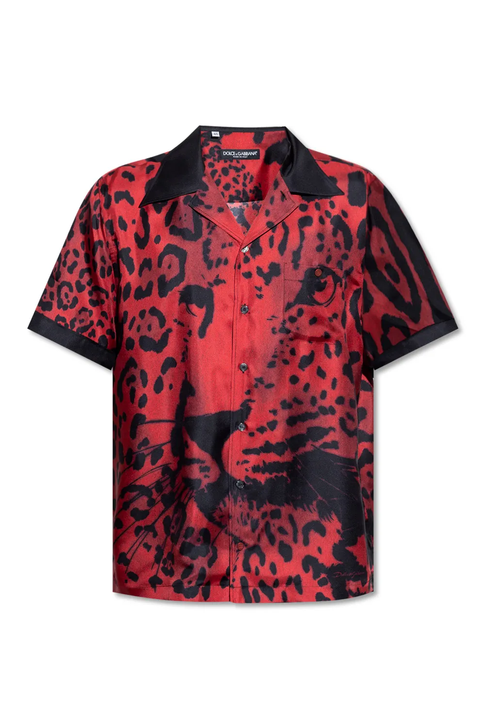 Рубашка Dolce & Gabbana Red leopard
