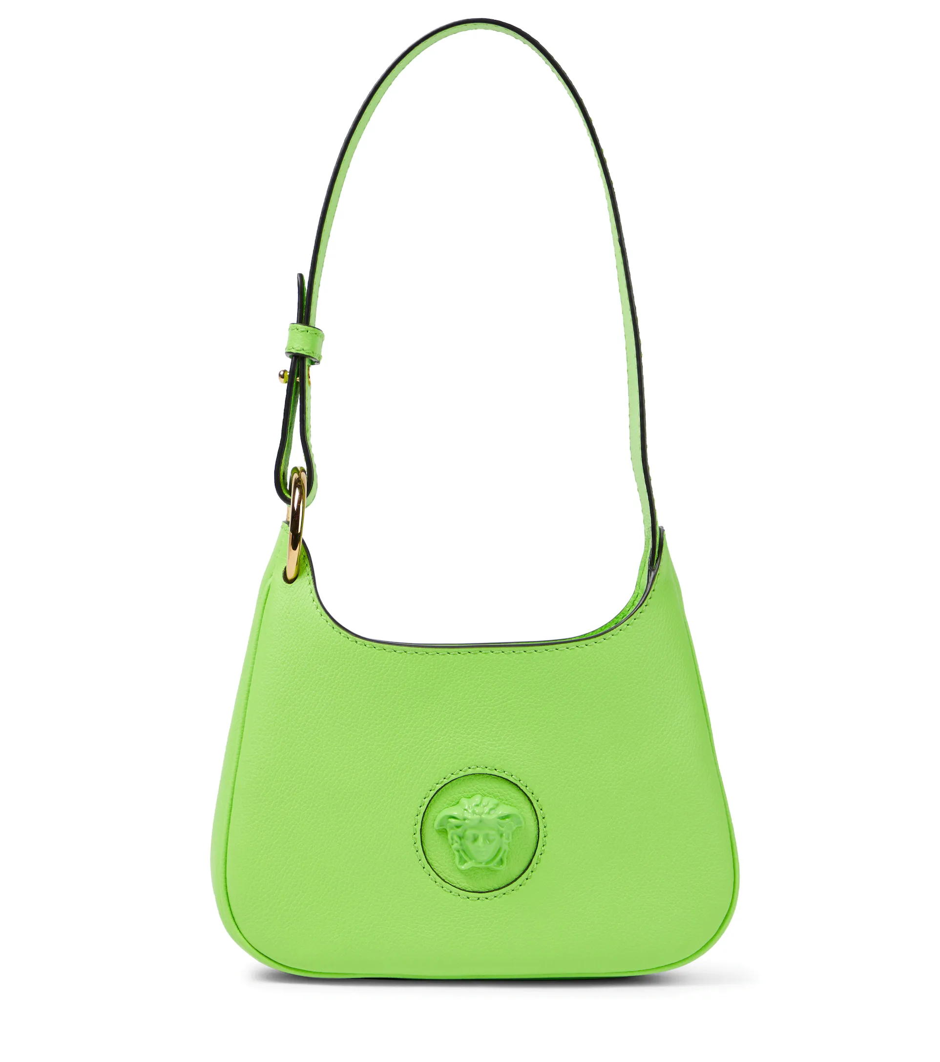Зеленая сумка-хобо Versace La Medusa Small