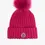 Миниатюра: Шерстяная шапка Moncler с помпоном фуксия