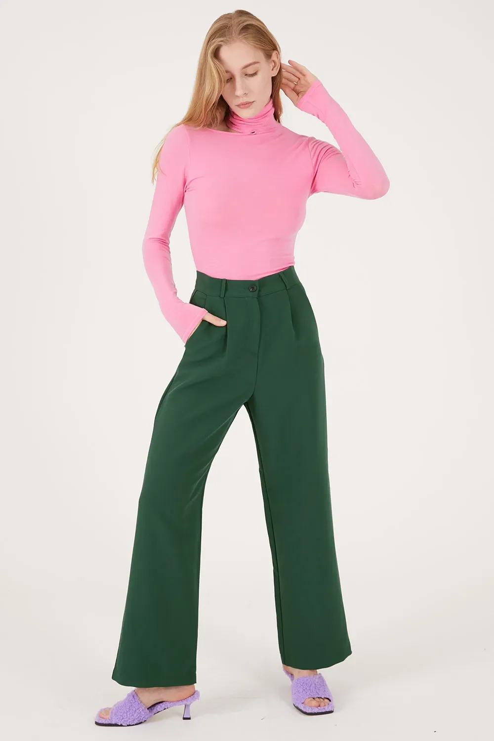 Костюмные брюки simple apparel Garden Green