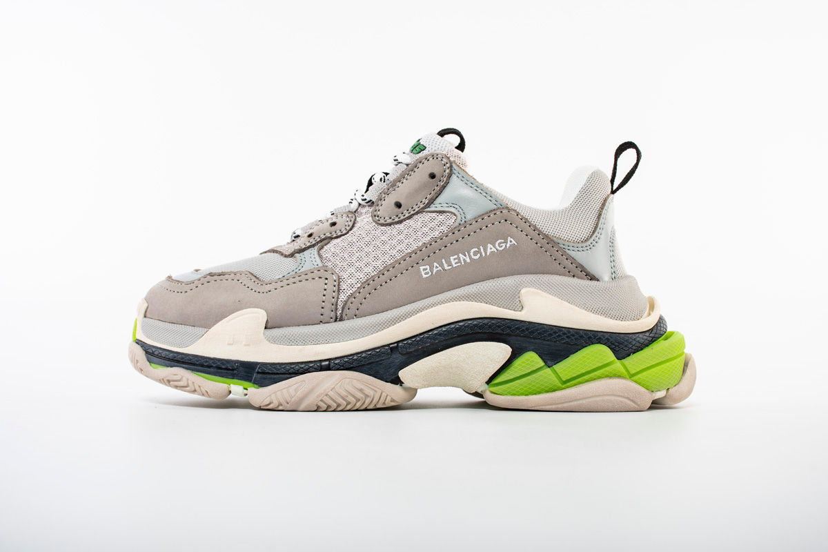 Кроссовки Balenciaga Triple S Gray Neon