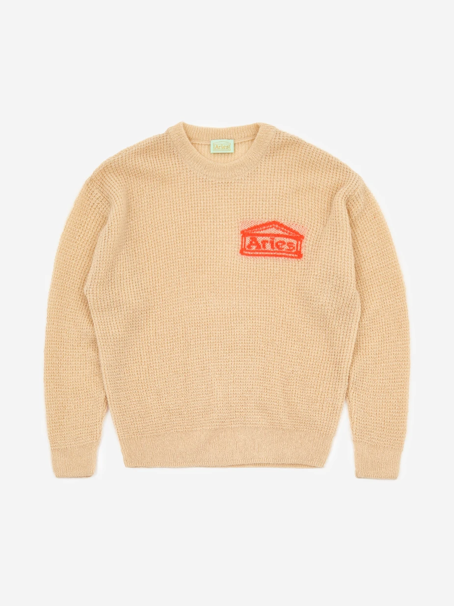 Свитер Aries Logo Peachy Beige