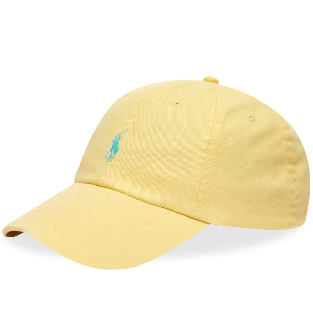 Бейсболка Polo Ralph Lauren лимонного цвета